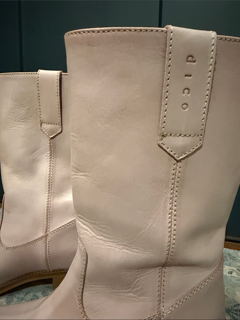 Julia Gaucho Boot in Pink Escovado - Picture 10 of 11